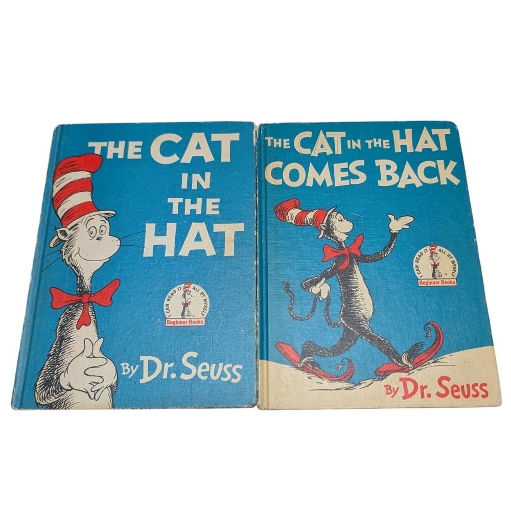 Dr. Seuss The Cat in the‎ Hat & The Cat in the Hat Comes Back Hardcover Book Set